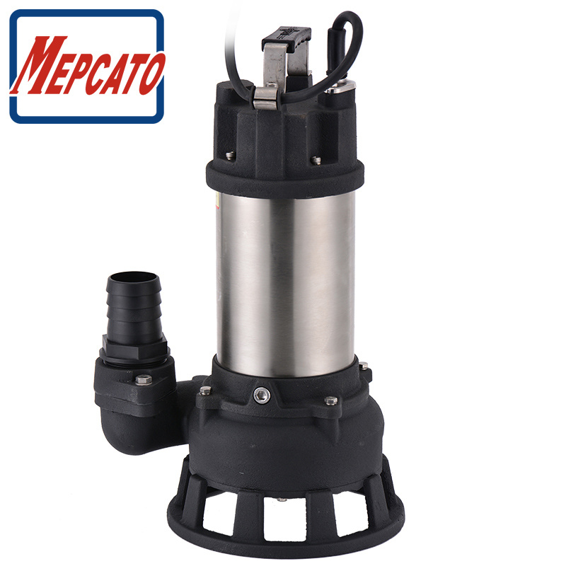 High Flow Cast Iron Construction Industrial Sewage Cutting Submersible Waste Water Drainage Pump with Cutter