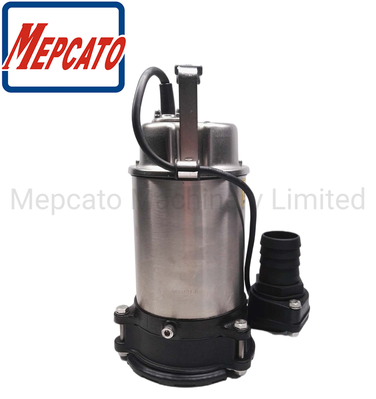 400W 1mm Low Level Running Basement Cellar Parking Lot Rain Water Drainage Stainless Steel Dewatering Submersible Pump