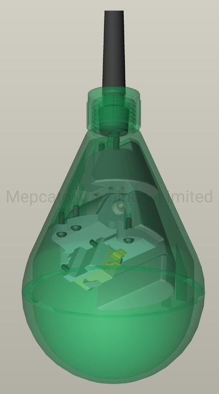 Plastic Electric Mechanical Sensor Float Ball Switch Regulator for Sewage Pumping Station Water Level Control