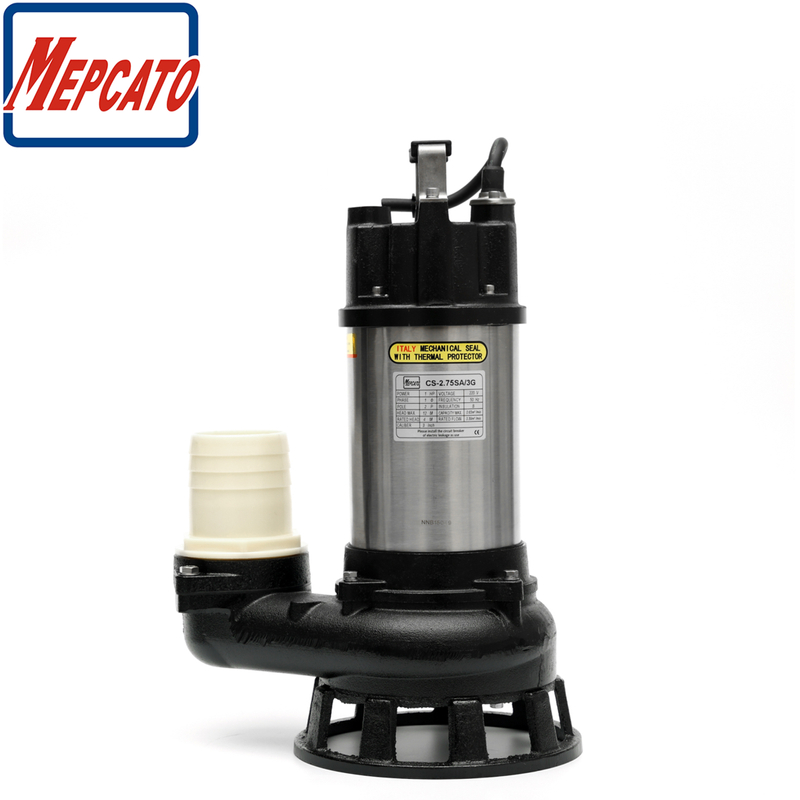 2" outlet Sewage Submersible Pump with Cutter 