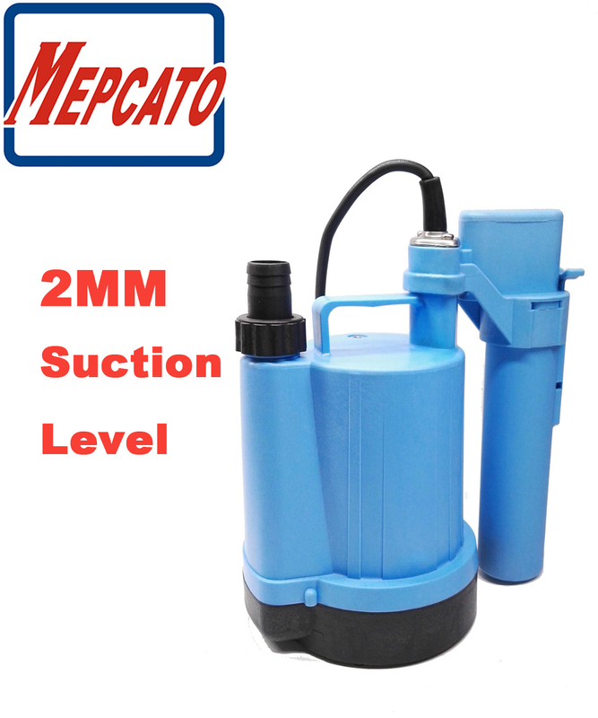 Garden Watering Domestic Cleaning Portable Plastic Electric Submersible Centrifugal Motor Water Pump with Float Switch