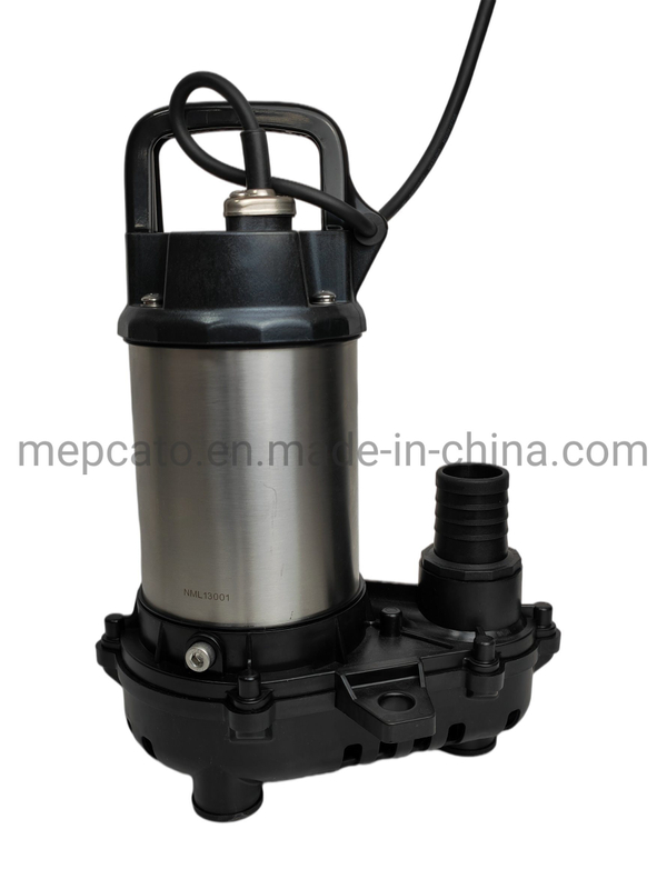 Portable Household Basement Garden Ponds Landscape Use Stainless Steel Centrifugal Submersible Sewage Waste Water Drainage Pump with Twin Floaters
