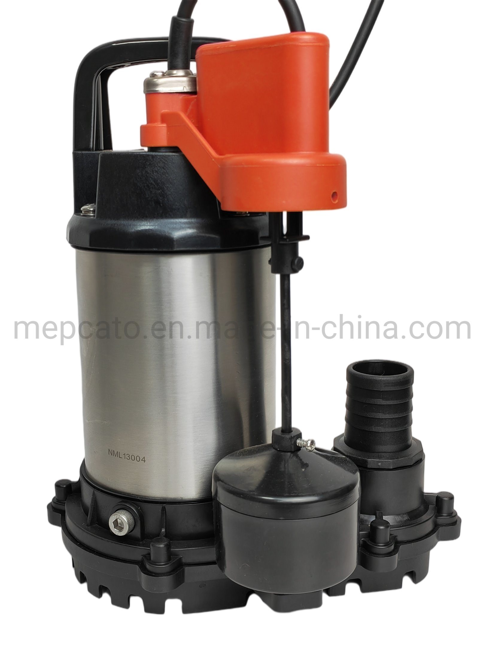 Low Level Drainage Sewage Waste Water Dirty Water Discharge Stainless Steel Submersible Water Pump with Oil Cooling Motor for Kitchen Sewage Tank Water Disposal