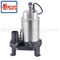 400W Three Feet Industrial Sewage Waste Water Sewage Muddy Slurry Water Drainage Stainless Steel Electric Centrifugal Submersible Water Pump with Cutter