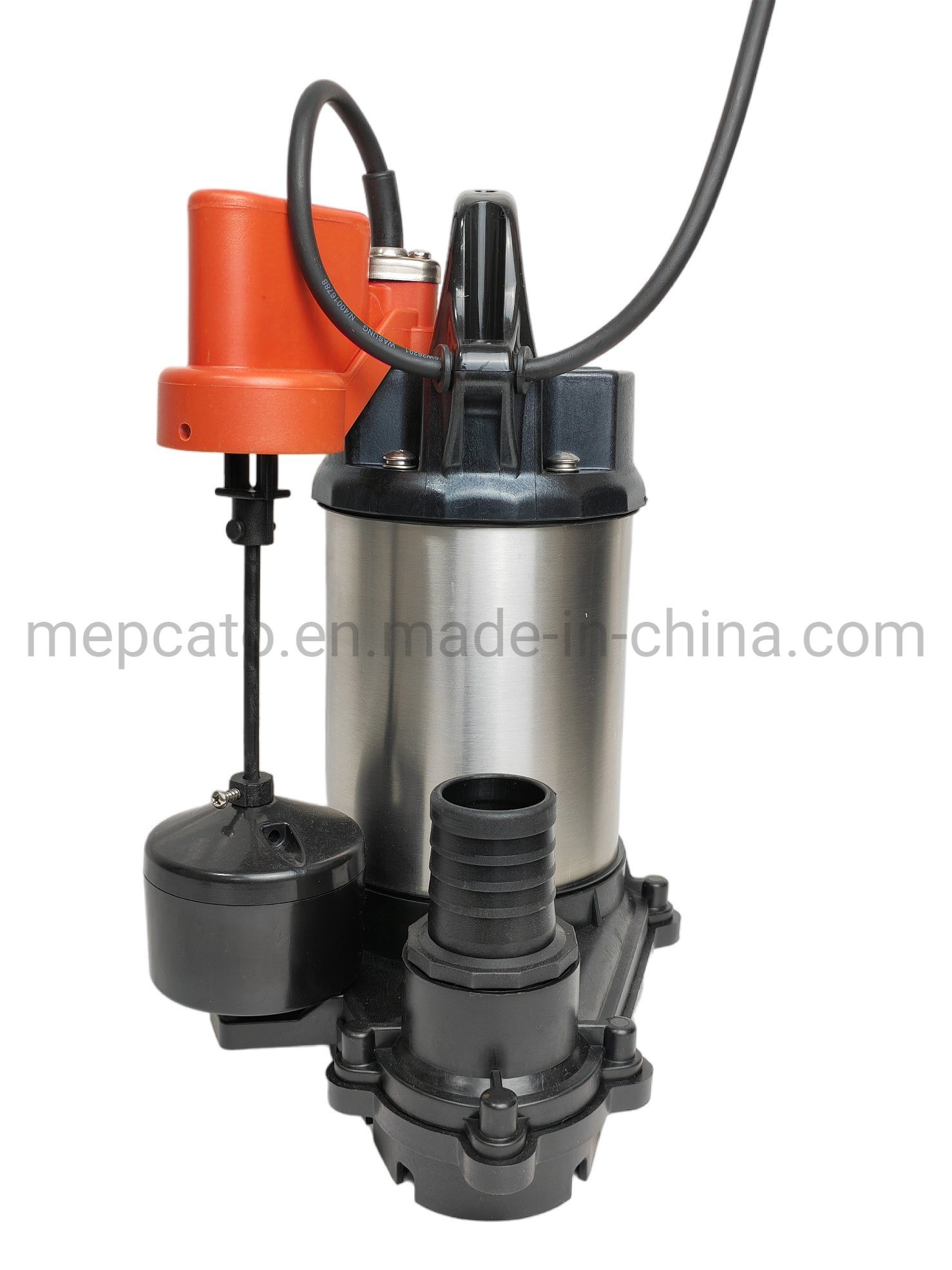 Low Level Running Oil Cooling Motor Stainless Steel Kitchen Restaurant Sewage Waste Water Drainage Submersible Water Discharge Pump with Floater