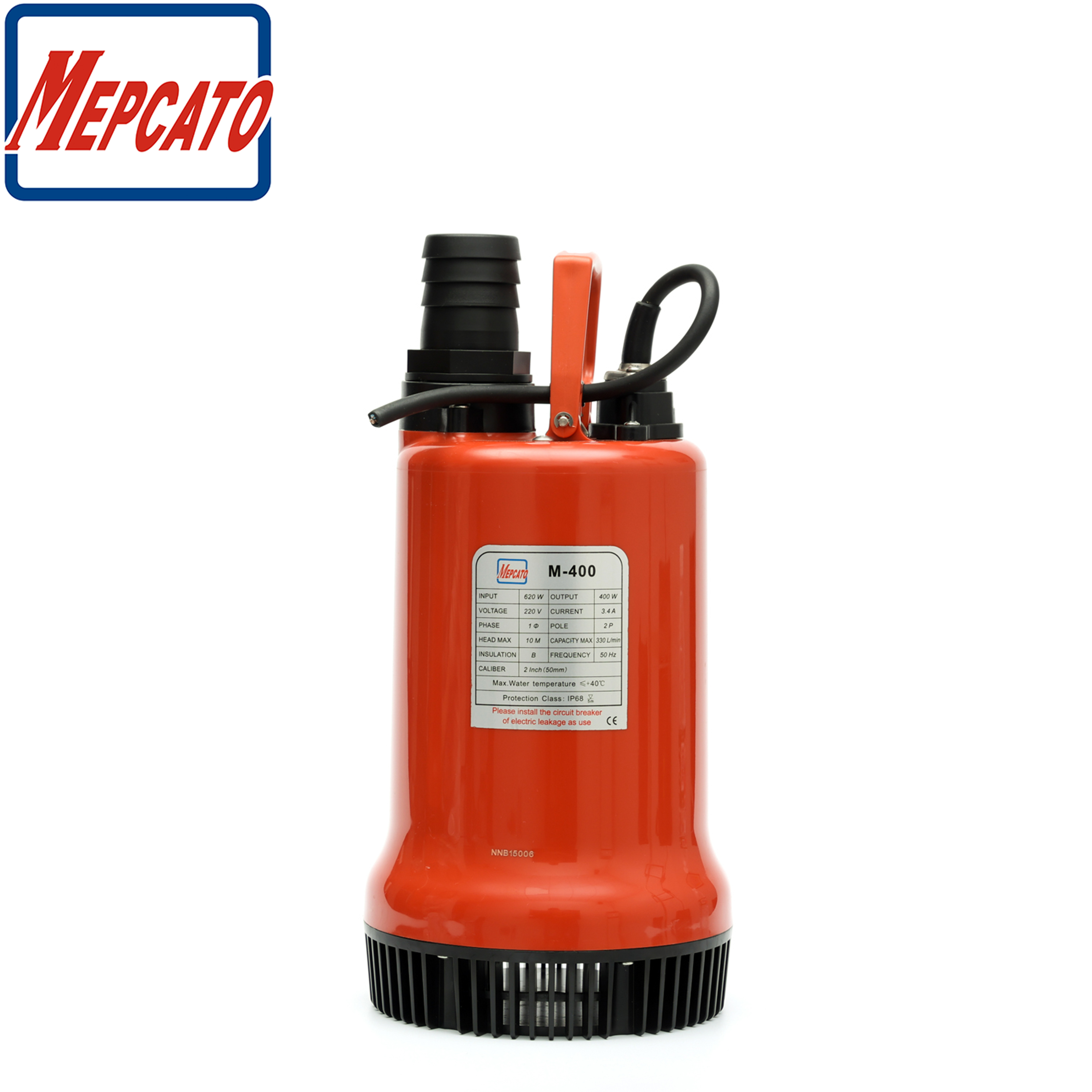 400W Utility Plastic Submersible Sea Water Pump