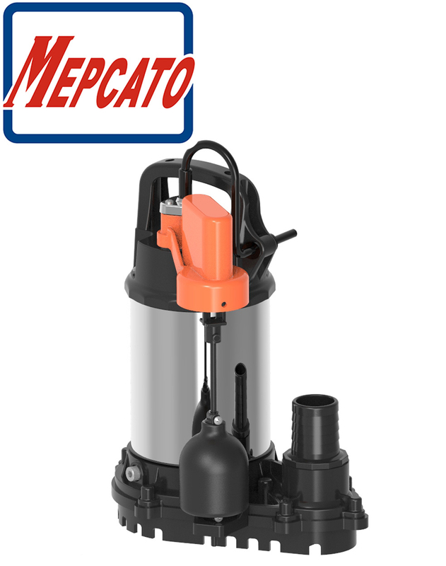 Portable Household Basement Garden Ponds Landscape Use Stainless Steel Centrifugal Submersible Sewage Waste Water Drainage Pump with Twin Floaters