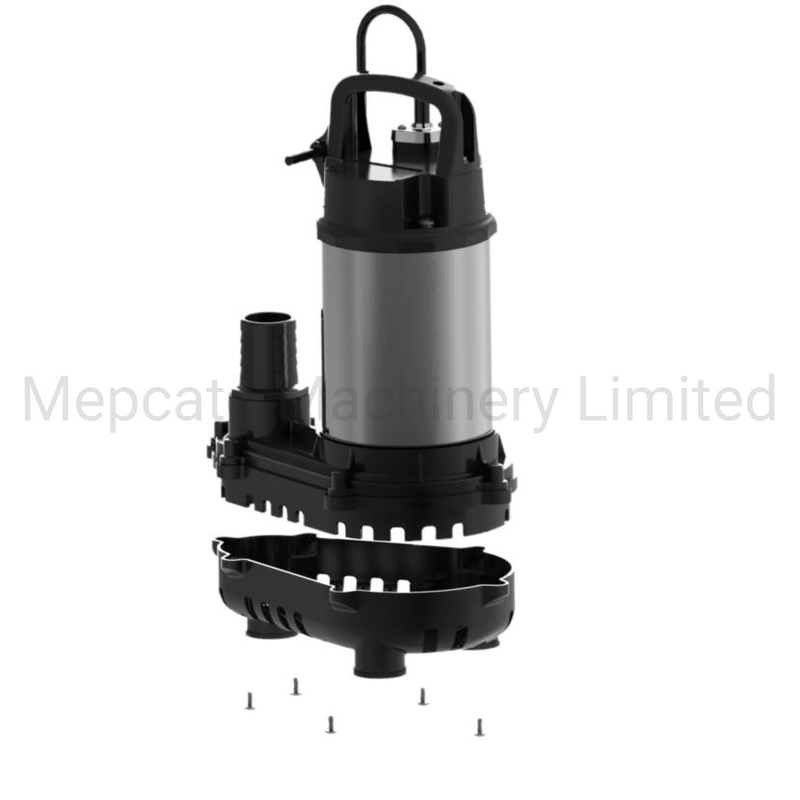 Low Level Drainage Sewage Waste Water Dirty Water Discharge Stainless Steel Submersible Water Pump with Oil Cooling Motor for Kitchen Sewage Tank Water Disposal